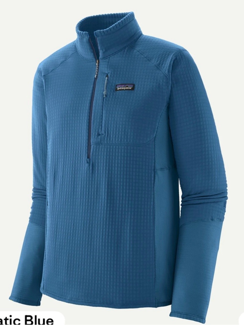 Patagonia Men's R1 Fleece Pullover Sz xxl blue